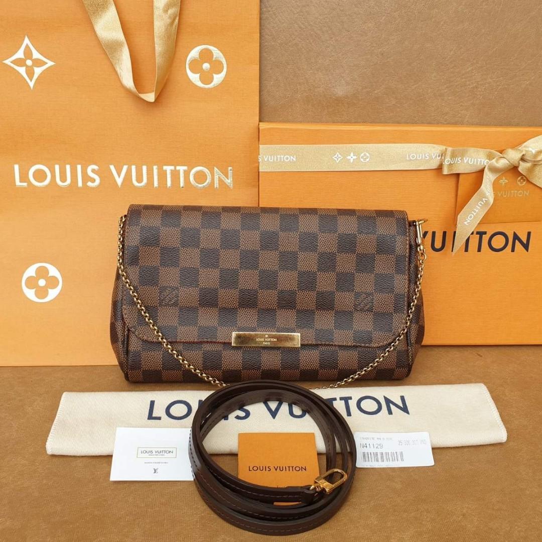 Louis Vuitton Favorite MM Damier Bag with LV CODE, Luxury, Bags & Wallets  on Carousell