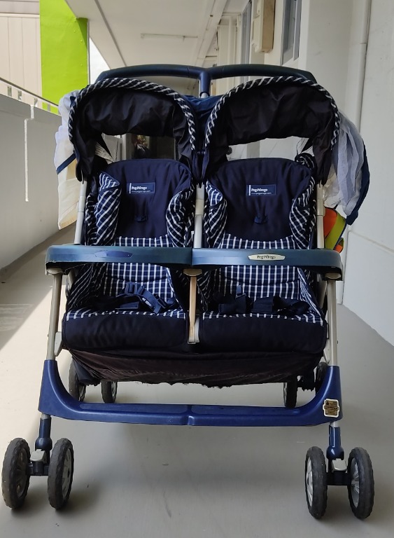 Peg Perego Aria Twin Stroller Babies Kids Going Out Strollers