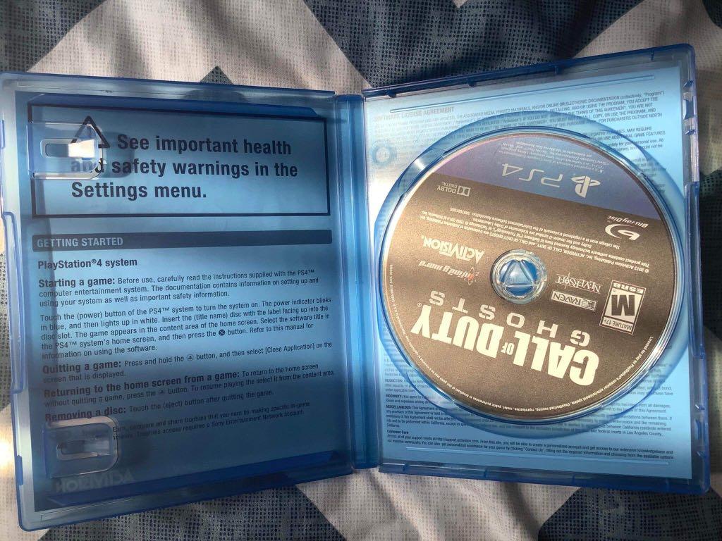 PLAYSTATION 4 - CALL OF DUTY: GHOSTS DISC