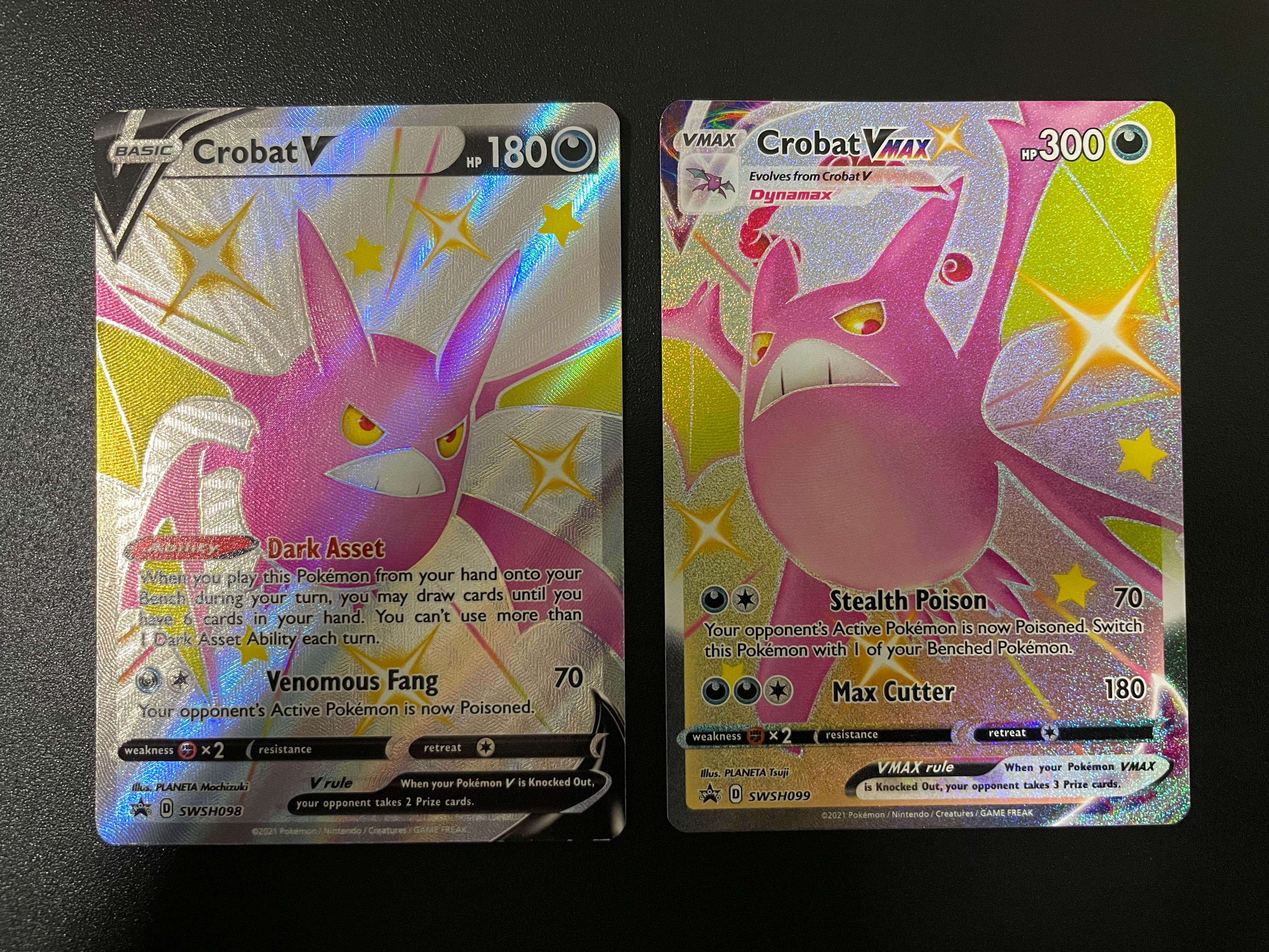 shiny crobat pokemon card Pokemon Eevee Reverse Holo VMAX Climax High Class s8b 125/184 Japanese —  Japan2UK