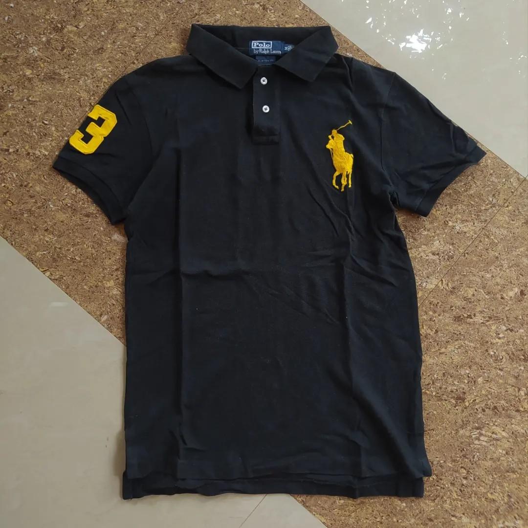 Ralph lauren polo shirt - black, Fesyen 