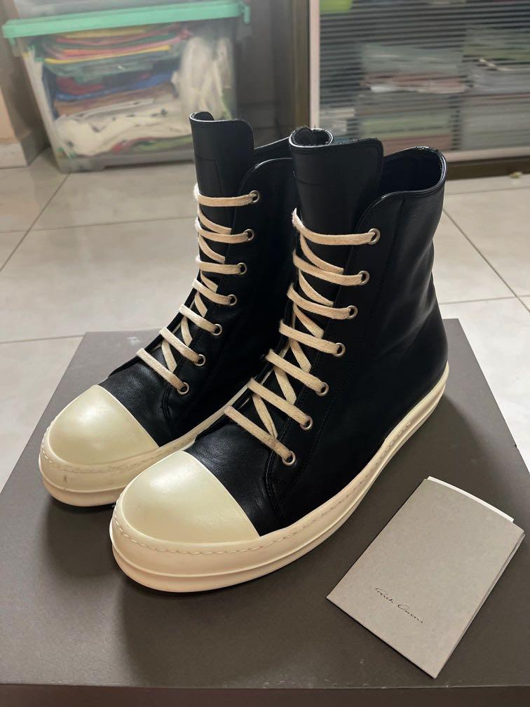 Rick Owens Ramones Leather High Top