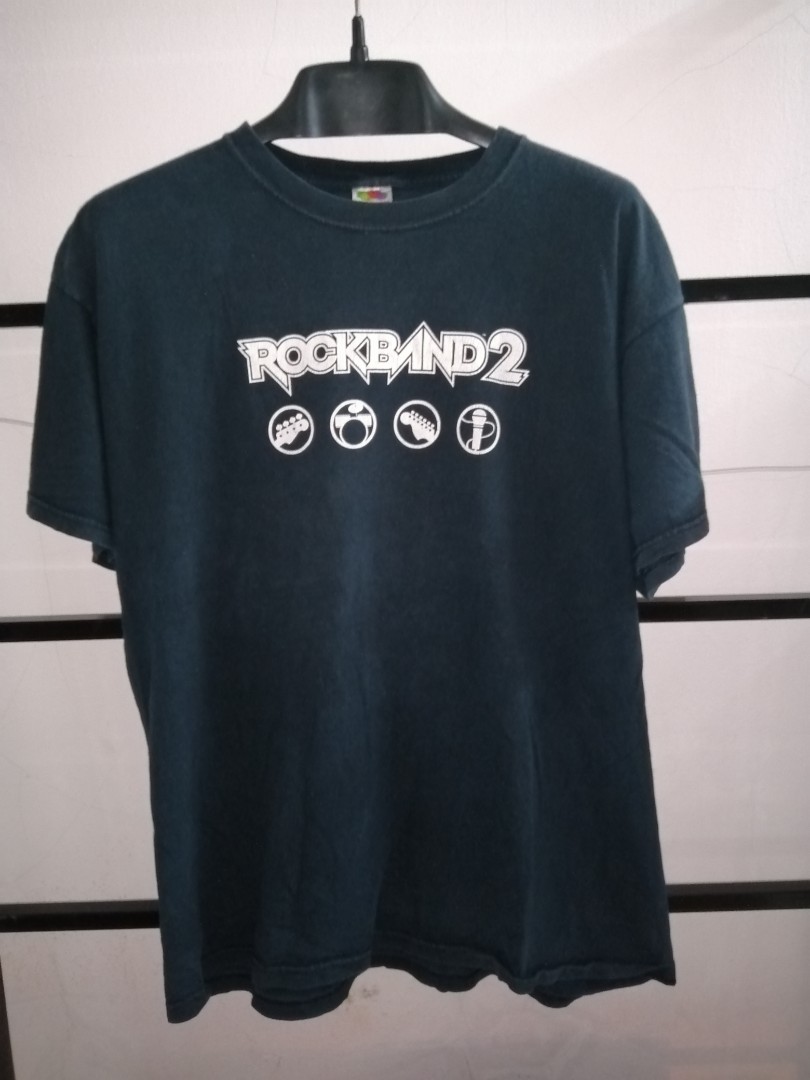 Rockband 2 game tshirt, Men's Fashion 
