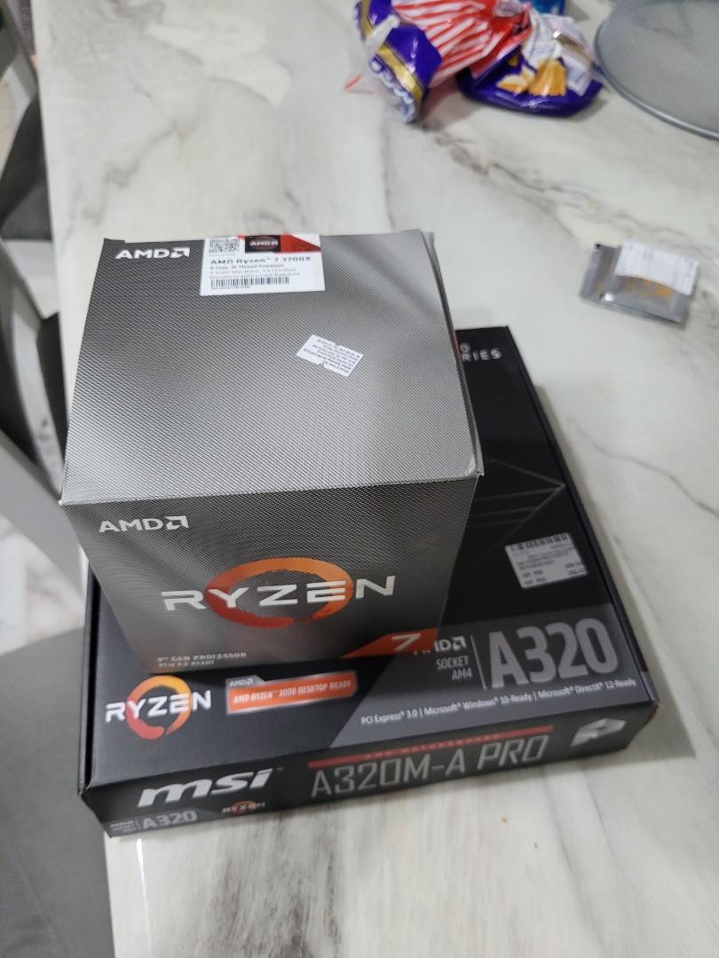 Ryzen 7 hotsell 3700x a320m