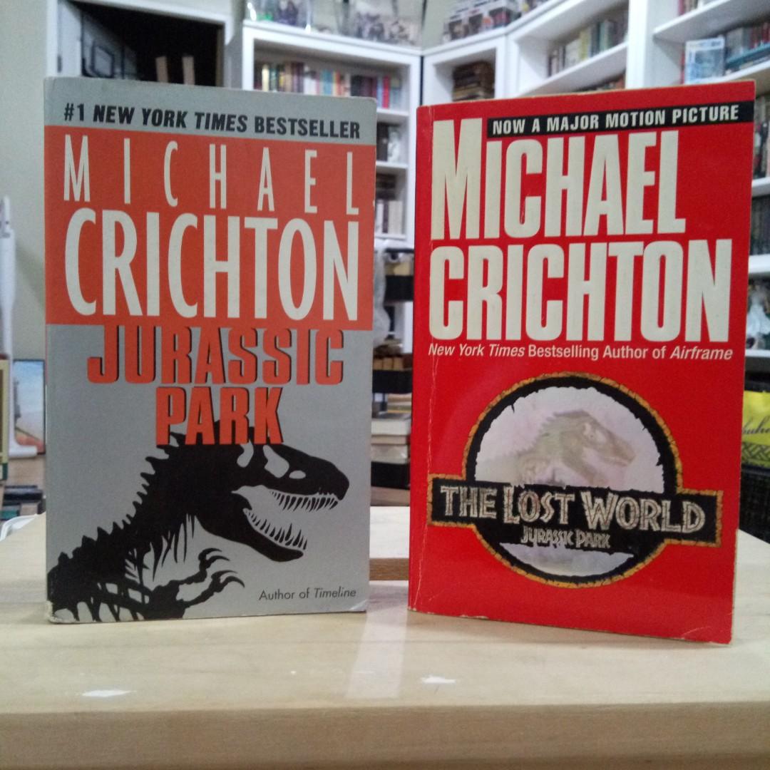 Jurassic Park y The Lost World Michael Crichton Libro Unboxing 