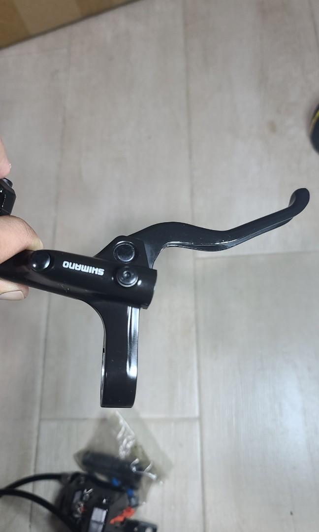 Shimano MT201 /UR300 flat mount brake set with new original shimano