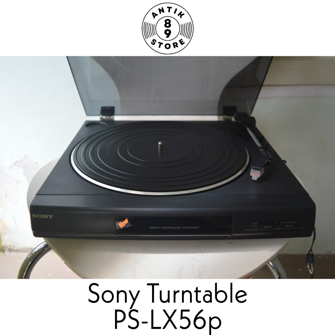 SONY Turntable PSLX56P Pemutar Piringan Hitam, Elektronik, Audio di