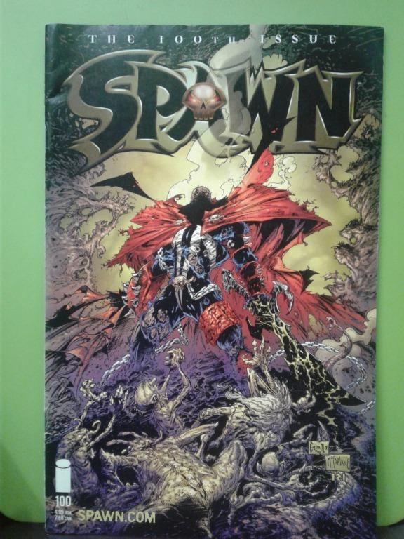 Spawn comics (Category: Comics & Manga) located in Ampang. Submitted by sam_saiko (Listing ID 1140555248, Image 1). Description: Spawn comics The 100th issue oct 31st 2000 No.100 Cover art by Greg Capullo Price firm no nego Cod ampang.
