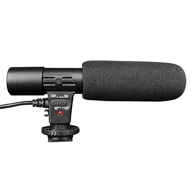 Stereo Shotgun Recording Microphone (Category: Microphones) located in Marikina City. Submitted by skowshop (Listing ID 1140449194, Image 1). Description: Brand Toyoutdoorparts Connector Type 3.5 mm Jack Power Source Battery Powered Compatible Devices Radio, Camera Item Weight 0.1 Kilograms Signal-to-Noise Ratio 76 dB Hardware Platform Camera Impedance 200 Ohm Frequency Range 30 hz - 15 khz About this item: The microphone can be fixed on the DV w