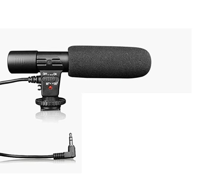 Stereo Shotgun Recording Microphone (Category: Microphones) located in Marikina City. Submitted by skowshop (Listing ID 1140449194, Image 3). Description: Brand Toyoutdoorparts Connector Type 3.5 mm Jack Power Source Battery Powered Compatible Devices Radio, Camera Item Weight 0.1 Kilograms Signal-to-Noise Ratio 76 dB Hardware Platform Camera Impedance 200 Ohm Frequency Range 30 hz - 15 khz About this item: The microphone can be fixed on the DV w