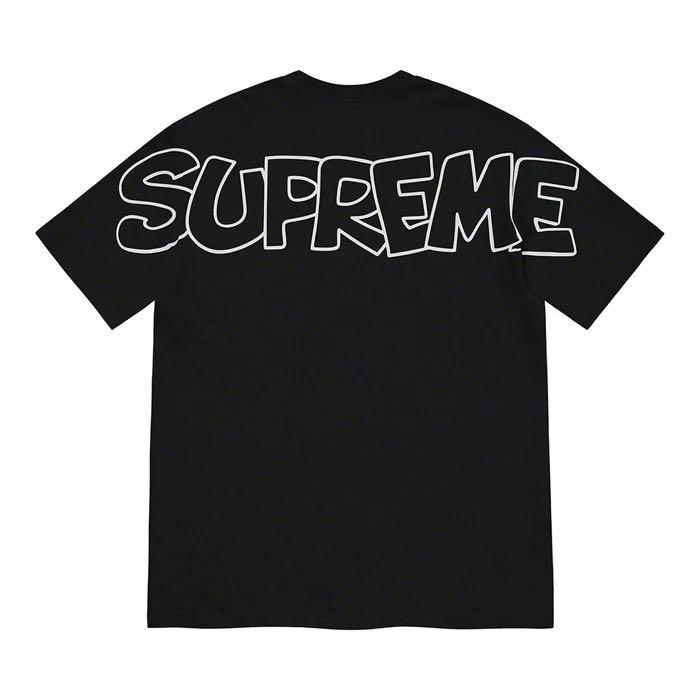 Supreme Smurf Tee Black - L, Men's Fashion, Tops & Sets