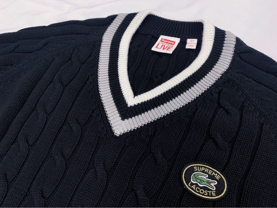 Supreme x Lacoste Tennis Sweater 毛衣