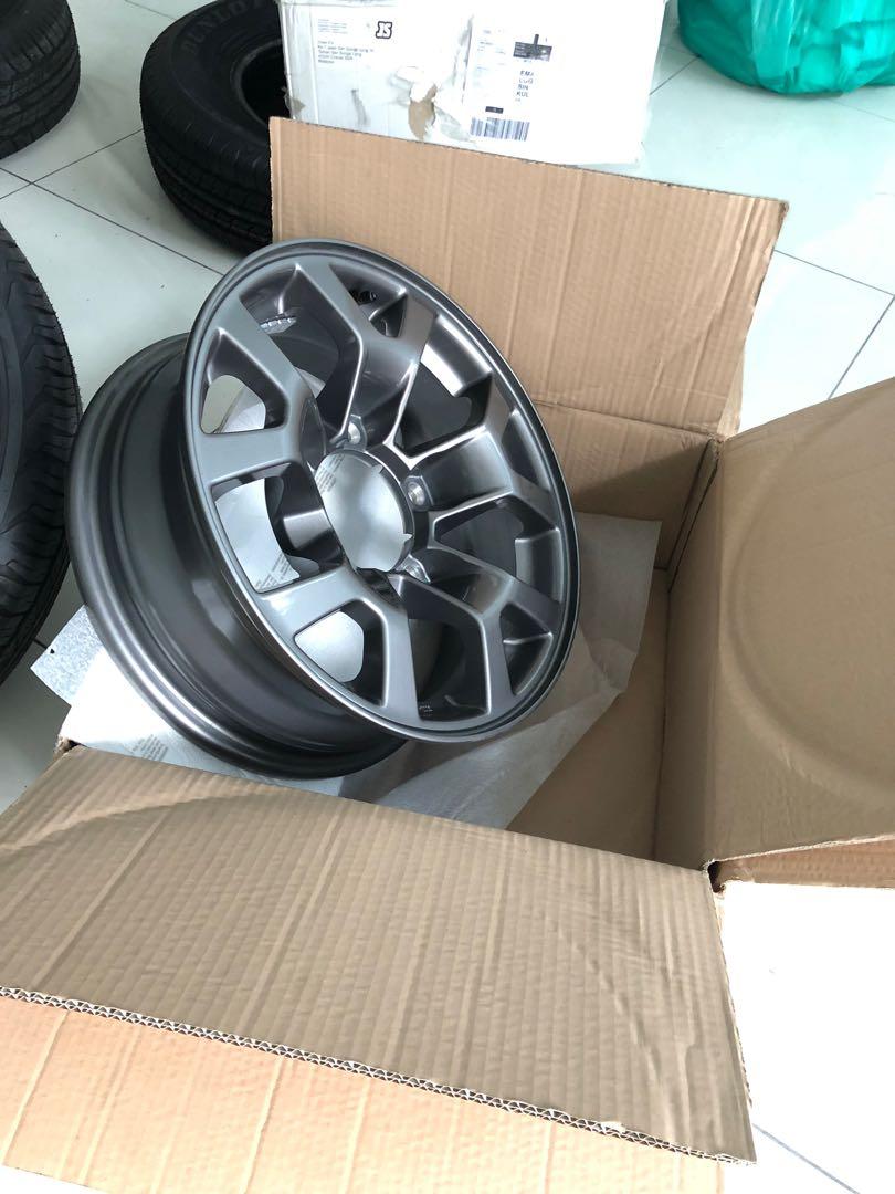 Suzuki Jimny Ori Rim (Like brand new), Auto Accessories on Carousell