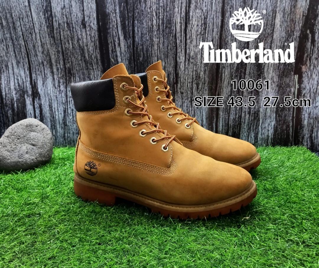 Timberland Boots 10061 6 Inch Wheat Nubuck size 43.5