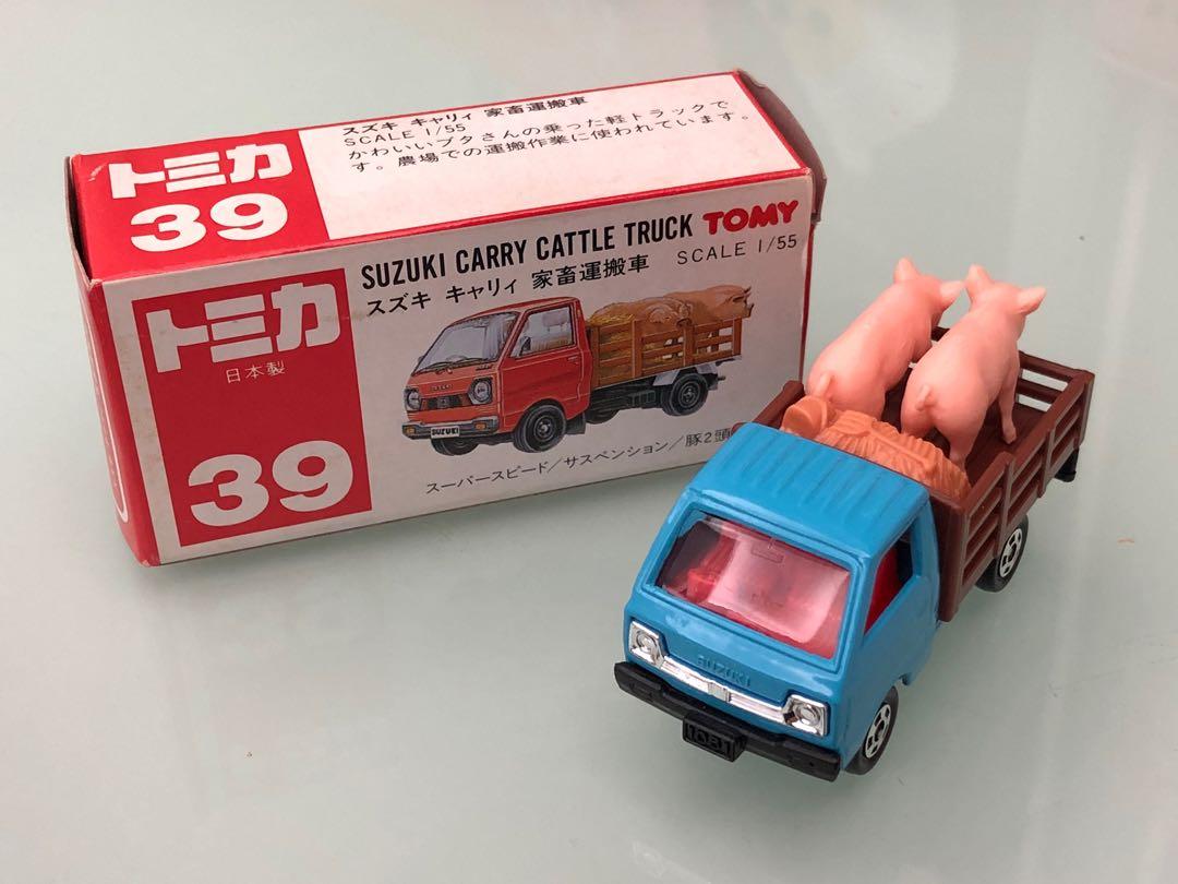 Tomica 39 Suzuki Carry Cattle Truck 日本製家畜運搬車 興趣及遊戲 玩具 遊戲類 Carousell