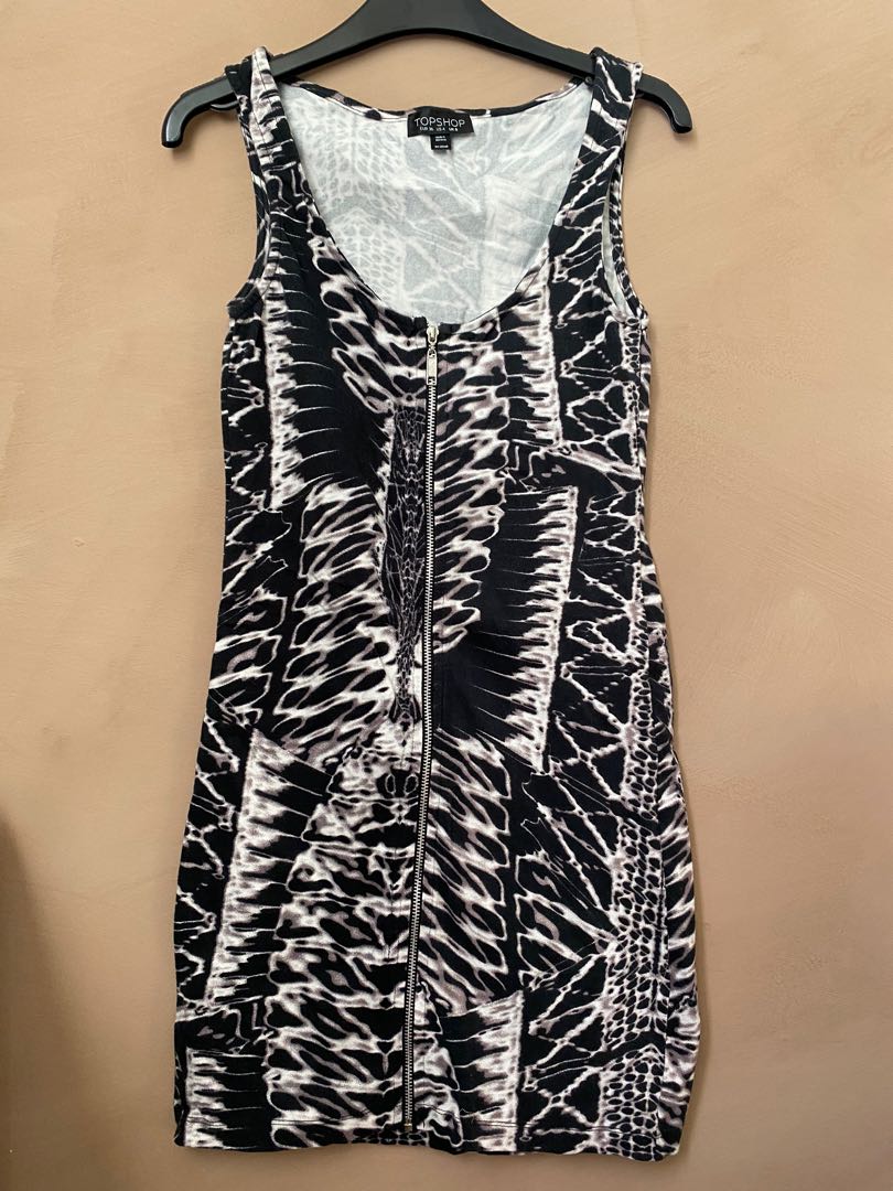 Topshop zip up dress 2025