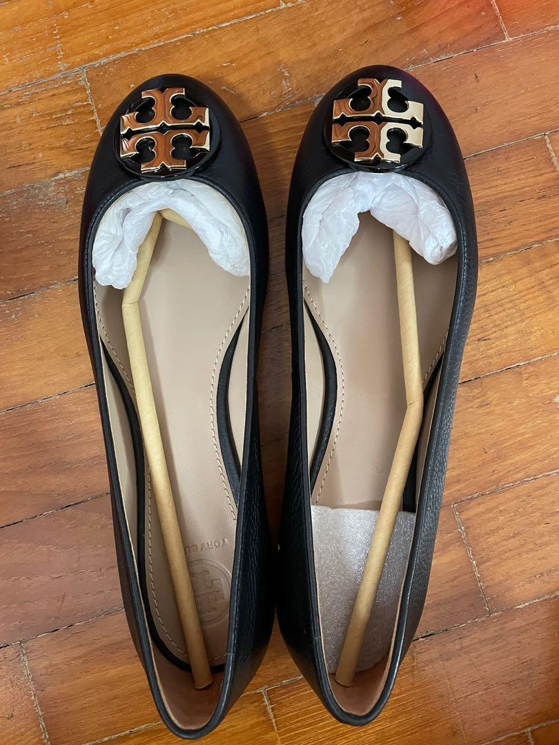 Tory Burch Claire Ballet Flat Tumbled Leather