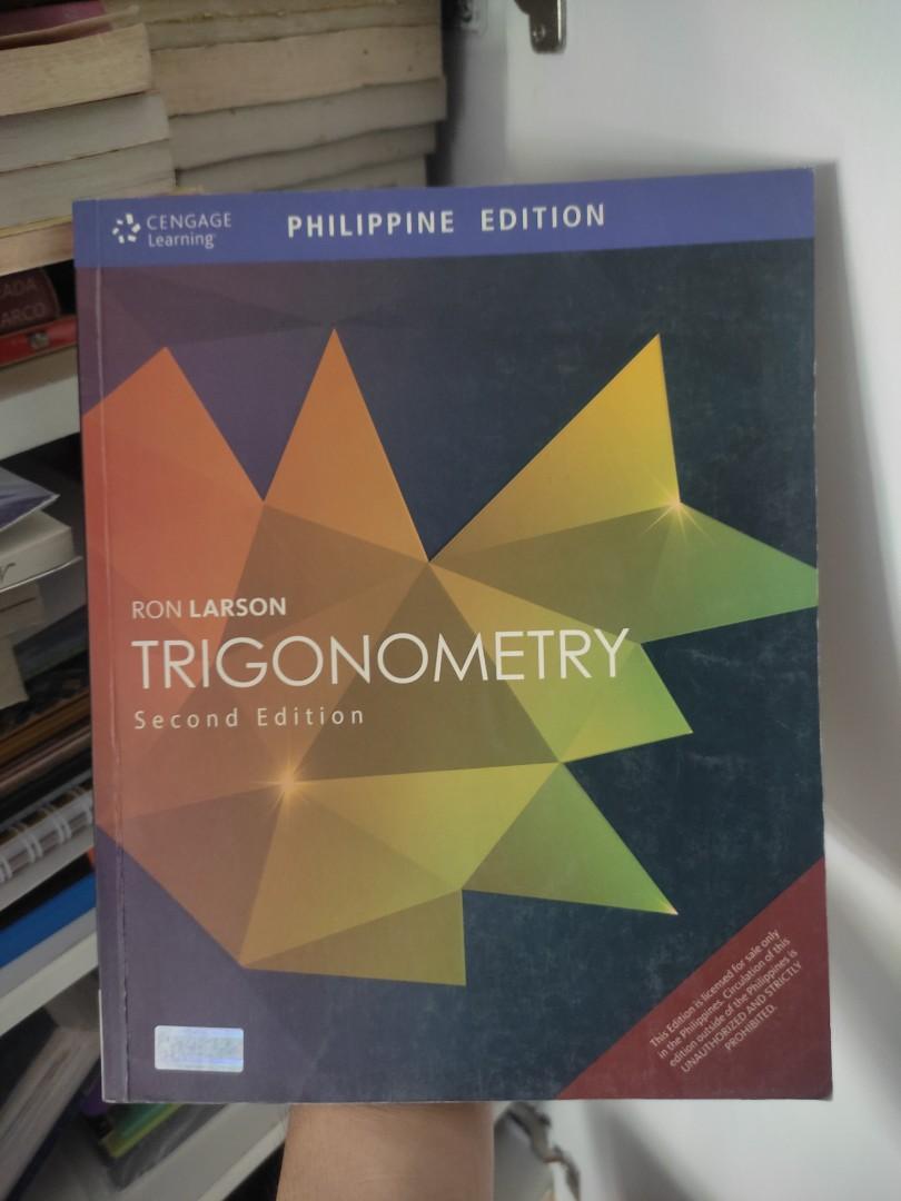 Trigonometry Second Edition (Category: Textbooks) located in Quezon. Submitted by bynow (Listing ID 1140568693, Image 1). Description: Add for shipping fee pm me for inquiries..