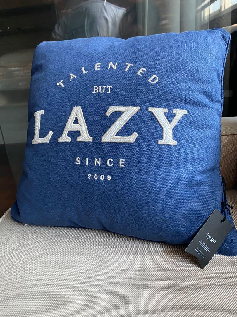 Typo Throw Pillow (Category: Everything Else Others) located in Mandaluyong City. Submitted by watchcraftph (Listing ID 1140480074, Image 2). Description: Typo Throw Pillow Unused and Like New .