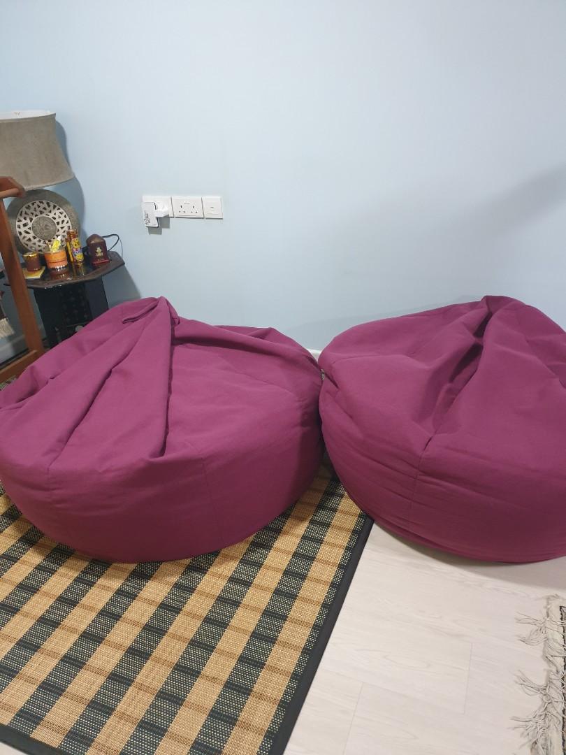 Used Bean Bag, Furniture & Home Living, Home Decor, Other Home Decor on