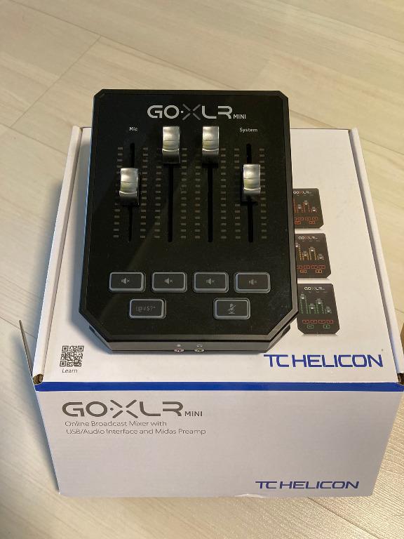 TC-Helicon Go XLR USB Streaming Mixer and AT2020 Large-Diaphragm