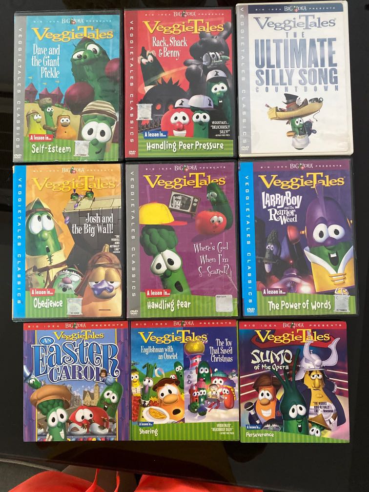 Veggietales DVDs, Everything Else on Carousell