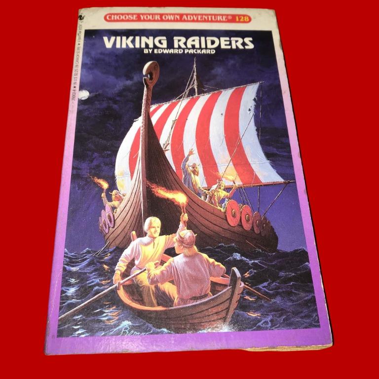VIKING RAIDERS Original 1980s Choose Your Own Adventure Collectible