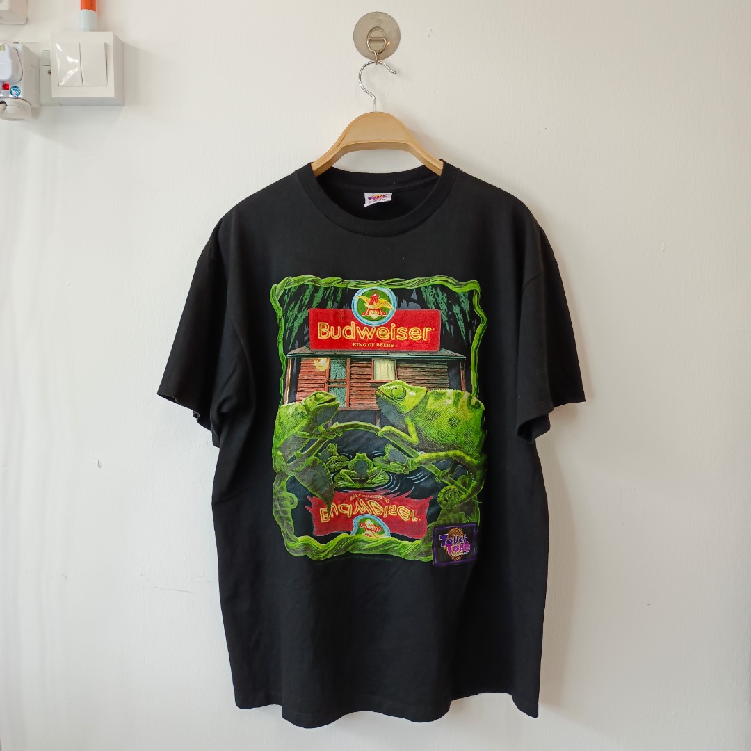 VINTAGE 1997 BUDWEISER T SHIRT Men s Fashion Tops Sets