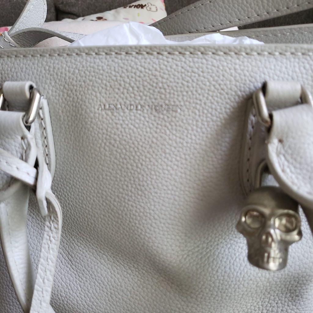 Alexander mcqueen new arrivals grey bag