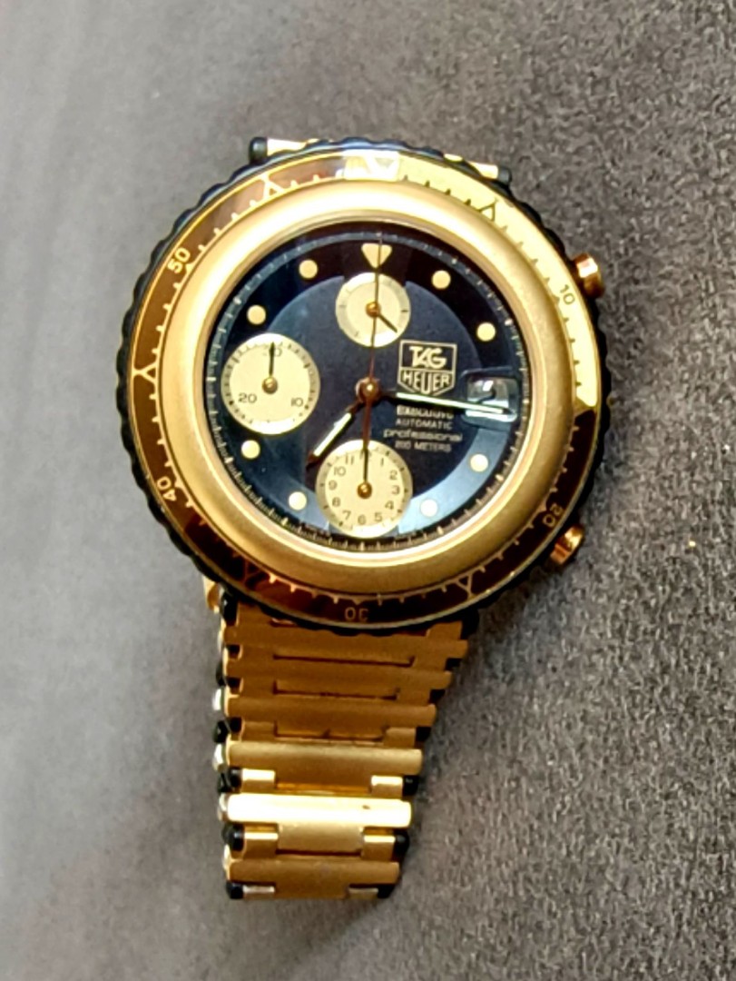 Vintage Tag Heuer Executive 40mm Automatic Chronograph Watch