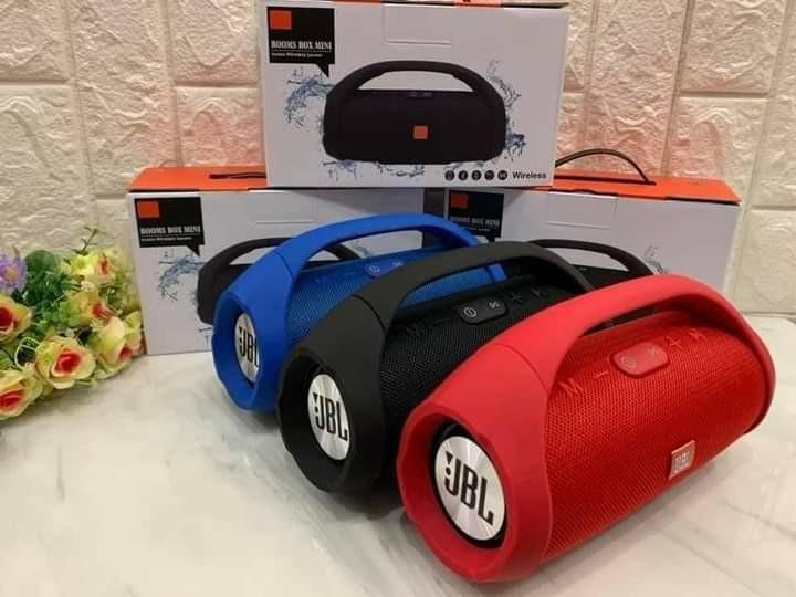 waterproof jbl boom box mini bluetooth (Category: Soundbars, Speakers & Amplifiers) located in Manila. Submitted by minidivisoria (Listing ID 1140567515, Image 2). Description: Waterproof JBL Boom Box Mini Bluetooh Speaker（5–6Inch） Reseller：500（Black，Red） 🌟Waterproof JBL BOOM BOX XL 12 Inch🌟 Reseller：1000（One Color：Black）.