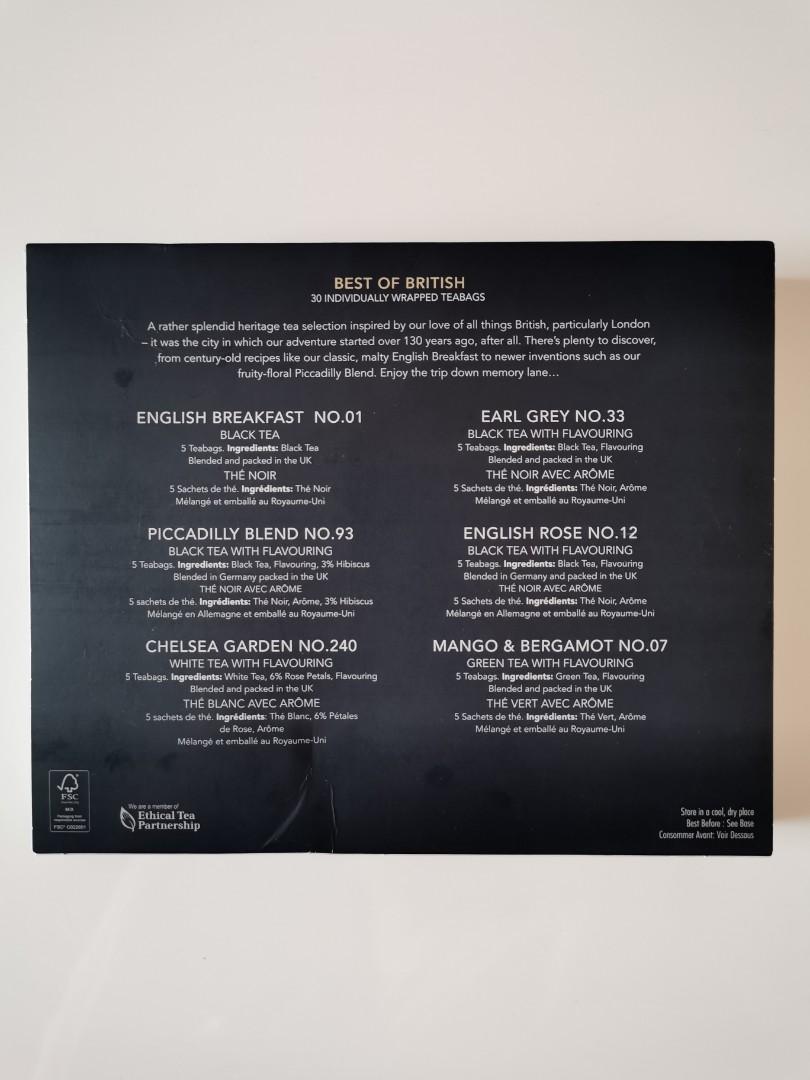 Whittard Best of British tea, Food & Drinks, Beverages on ...