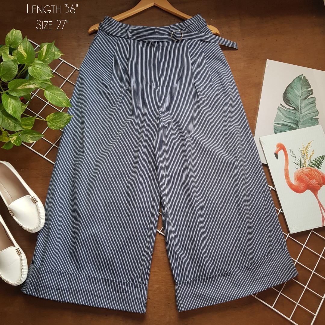 Wide legged Maong pants, Women's Fashion, Bottoms, Other Bottoms on ...