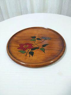 Wooden Plate Display