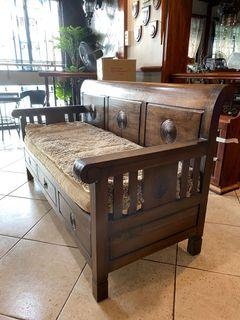 Wooden sofa