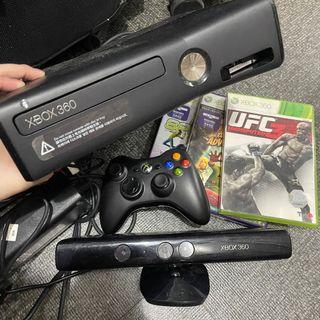 Xbox 360 (250gb) with Kinect and games