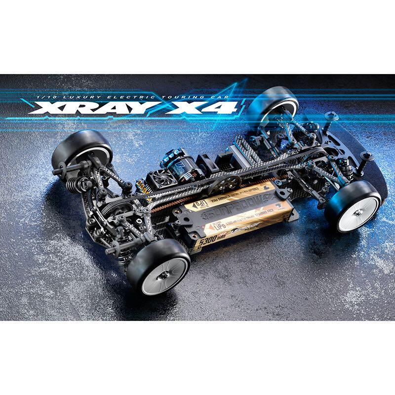 Xray X4 2022 1/10 4WD Touring Car Kit 專業級競賽遙控車, 興趣及遊戲