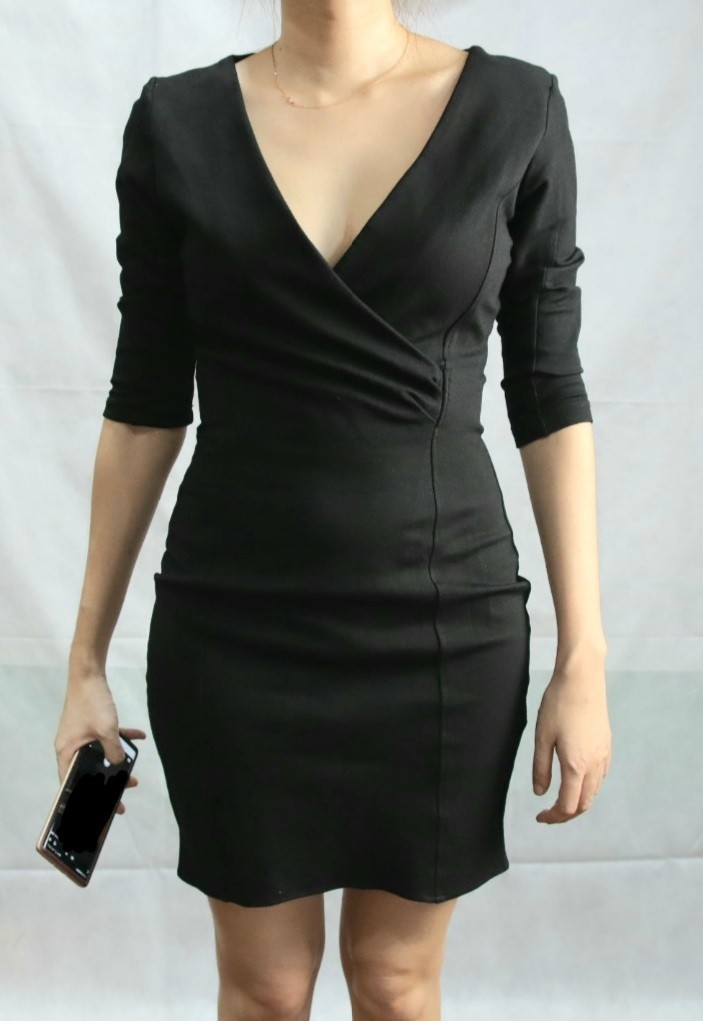 Zara Black Dress, Women's Fashion ...