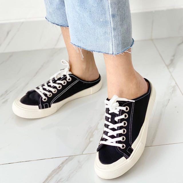 zara canvas sneakers