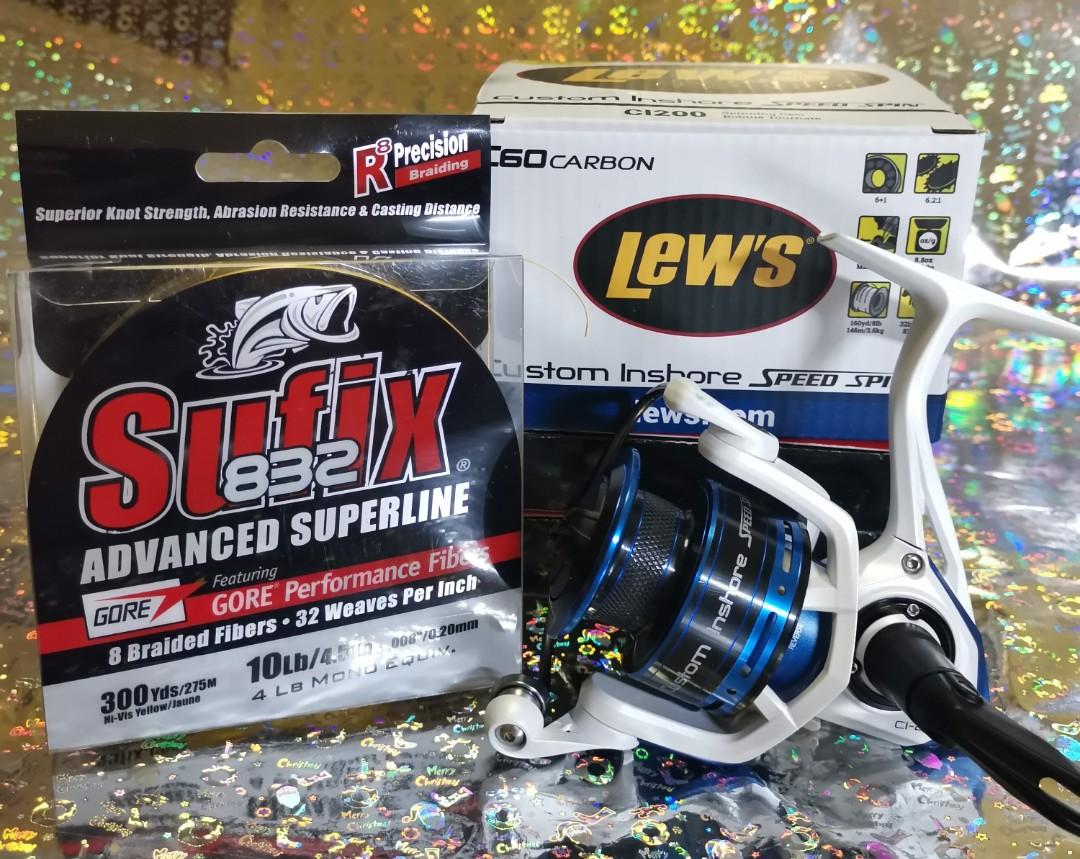 130 Deal) Lews Custom Inshore Speed Spin CI200, Sports Equipment, Fishing  on Carousell