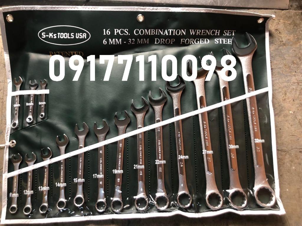 16 pcs Combination Wrench Set (Category: Construction Tools & Equipment) located in Manila. Submitted by joeyroque09 (Listing ID 1135125334, Image 1). Description: For more information and fast transactions, contact 09177110098. Location: Mayhaligue St. Abad Santos, Manila Waze: Takezo Industrial Supply (Tondo, Manila) Land mark: Uno High School 126 Medicion 2B, Imus, Cavite Waze: Takezo Industrial Supply (Imus, Cavite) Land mark: Sea Oil.