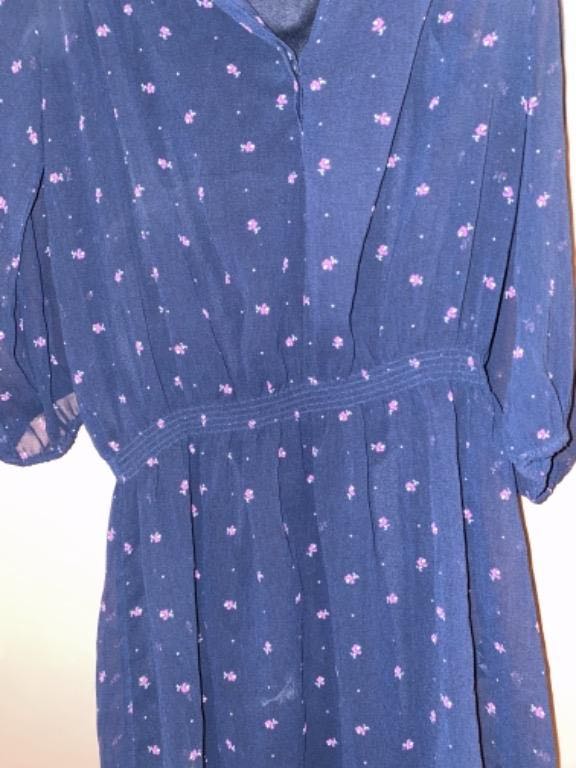 uniqlo chiffon dress
