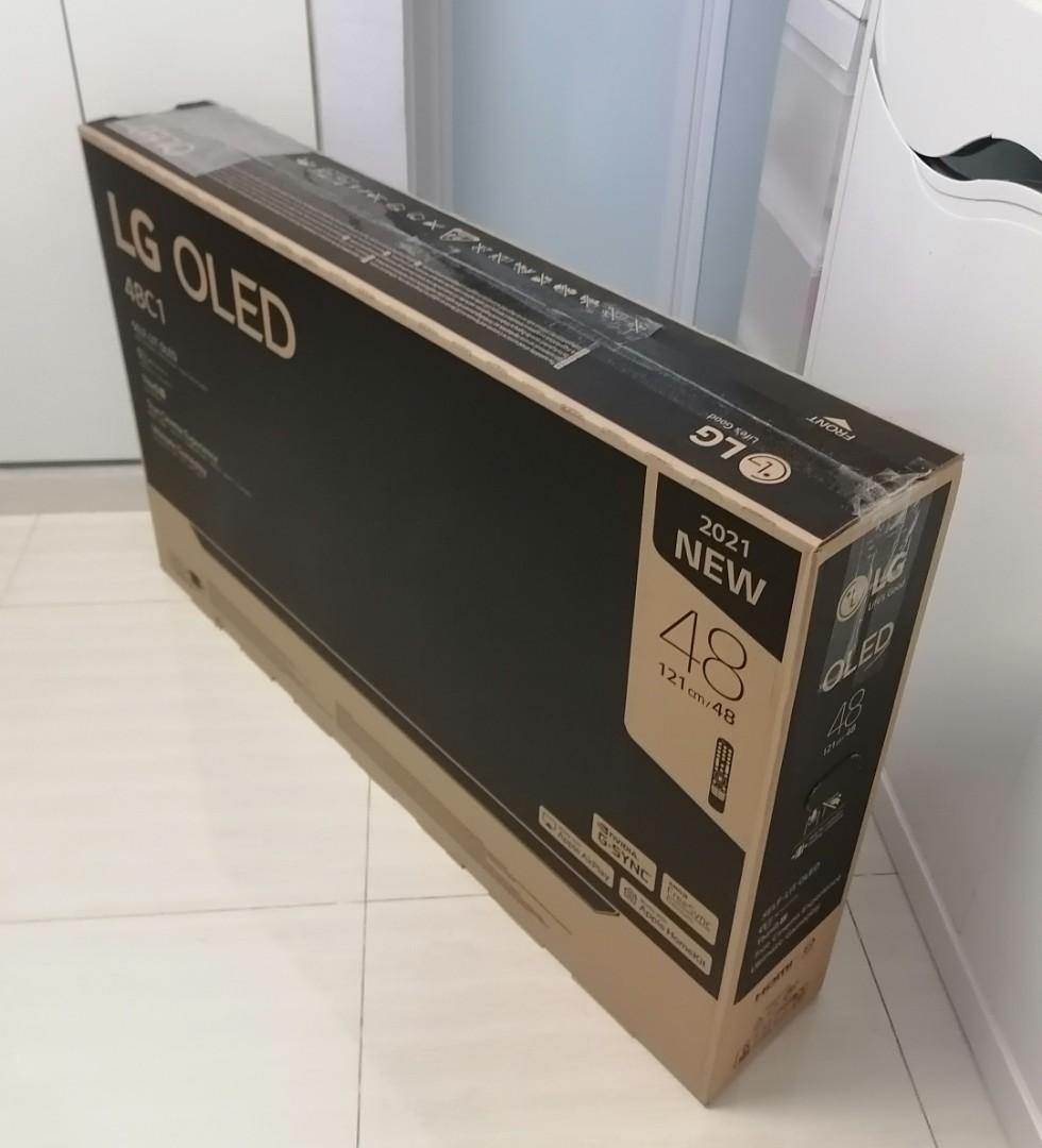 48 Inch LG TV Empty Box With Styrofoam TV Home Appliances TV
