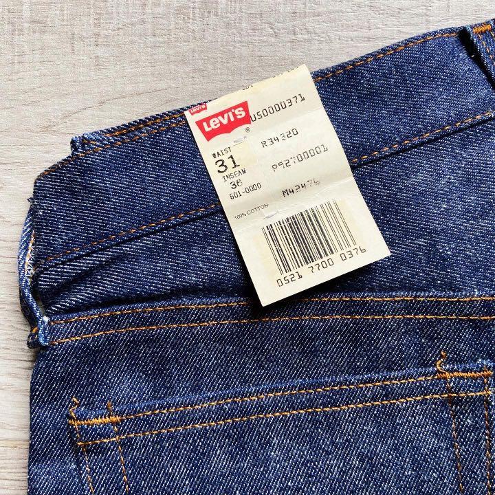 80s Levis 501xx Made in USA New Old Stock W31 L36, 男裝, 褲＆半截