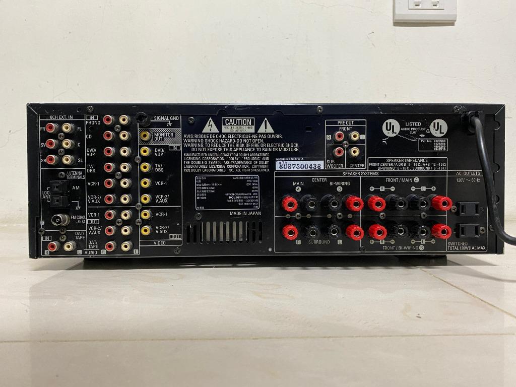罕見日本製造 DENON AVR 1400 收音劇院 5.1 環繞擴大機 內件散熱風扇增加機器壽命, 耳機及錄音音訊設備, Soundbar