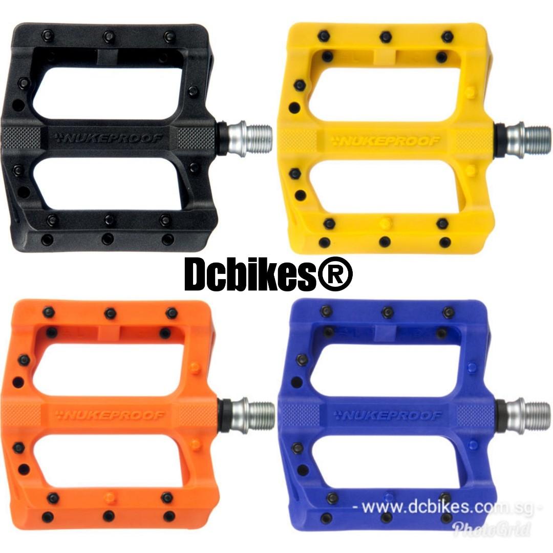 Nukeproof Neutron Evo Flat Pedals Nukeproof Orange Pedals