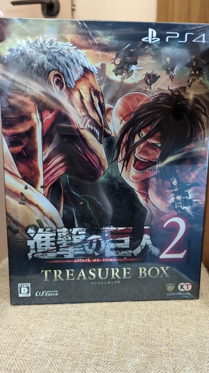 進撃の巨人 2 TREASURE BOX 未開封】PS4 進撃の巨人 TREASURE