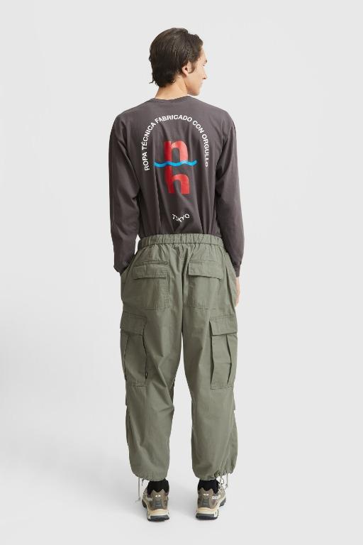 代訂SIZE M only NEIGHBORHOOD Wide Cargo pants, 男裝, 褲＆半截裙