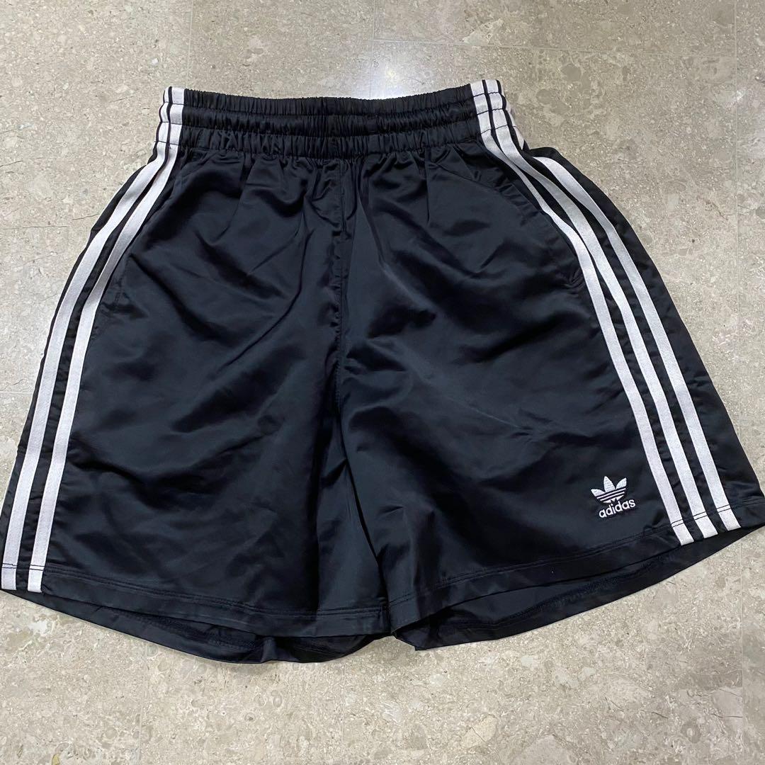 adidas satin shorts mens