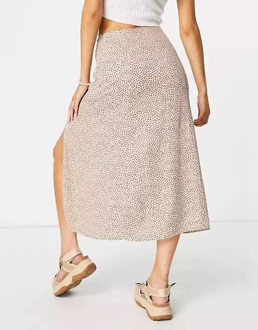 Leopard skirt abercrombie top